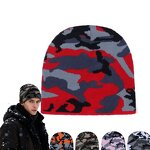 Camouflage Beanie Factory - OEM/ODM Men's Winter Warm with Casual Camouflage Jacquard 3D Embroidery