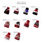 Christmas Knit Beanie Factory - OEM/ODM Custom Children Jacquard Winter Knitted with Pompom