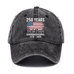 USA 250th Anniversary Cap Factory - OEM/ODM Hot Sell Vintage Print Patriotic Adjustable America