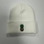 Pineapple Beanie Manufacturer - OEM/ODM Factory Price Custom Embroidery Fruit Design Winter