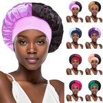Satin Hair Bonnet Factory - OEM/ODM Cheap Custom Two Tone Adjustable
