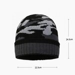 Camouflage Beanie Manufacturer - OEM/ODM Custom Winter Designer Soft Thickened Fleece Lined