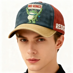 Vintage Baseball Cap Manufacturer - OEM/ODM Popular 12 Design 6 Panel Multi-color Tone Adjustable