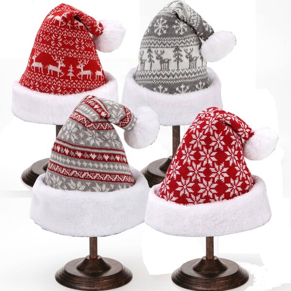 Christmas Beanie Factory - OEM/ODM Wholesale High Quality Flannel Warm Winter Knitted Hats