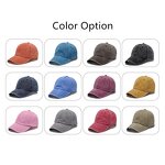 Children Baseball Cap Manufacturer - OEM/ODM Wholesale Plain Solid Color Vintage Washed Cotton