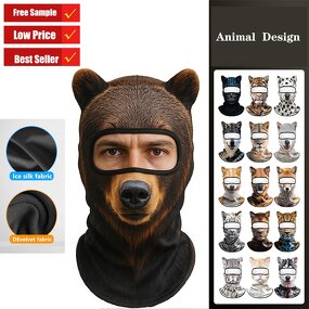 Funny Balaclava Factory - OEM/ODM Cheap Full Face Cover 3D Print Breathable One Hole