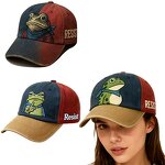 Vintage Baseball Cap Manufacturer - OEM/ODM Popular 12 Design 6 Panel Multi-color Tone Adjustable