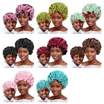 Satin Bonnet Sets Manufacturer - OEM/ODM Wholesale Multiple Color Reversible Mommy and Me