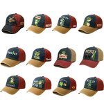 Vintage Baseball Cap Manufacturer - OEM/ODM Popular 12 Design 6 Panel Multi-color Tone Adjustable