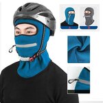 Ski Mask Manufacturer - OEM/ODM Warm Tactical Reflective Zipper Fleece Full Face Balaclava
