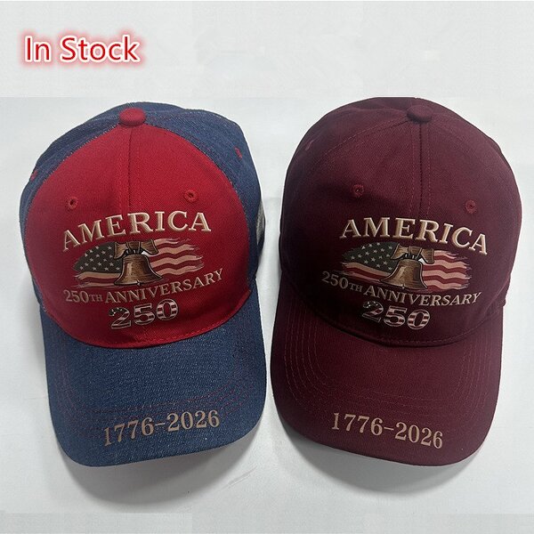 USA 250th Anniversary Cap Factory - OEM/ODM Wholesale Vintage Print Patriotic Adjustable America