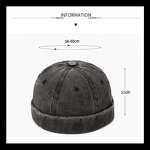 Skull Beanie Factory - OEM/ODM Custom Washed Distressed Melon Docker Rolled Landlord Hat