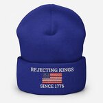 USA Flag Beanie Manufacturer - OEM/ODM Wholesale Cheap REJECTING KINGS 1776 Unisex Y2K Acrylic