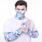 Sun Protection Set Factory - OEM/ODM 2024 Custom Outdoor Ice Silk Head Neck and Arm Sleeves
