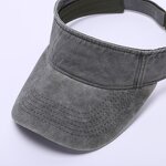 Tennis Cap Manufacturer - OEM/ODM Embroidered Empty Top Web Celebrity Topless Visor Spring