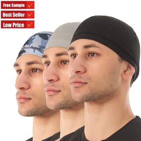 Sport Skull Cap Manufacturer - OEM/ODM Cheap Custom Summer Sunscreen Solid Color Camo Cycling