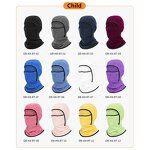 Child Winter Mask Factory - OEM/ODM Parent Fleece Full Face One Hole Spandex Sport Ski