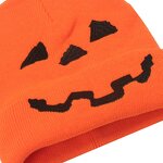 Halloween Winter Hat Manufacturer - OEM/ODM Acrylic Embroidered Chunky Skull Pumpkin Ghost