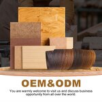 Laser Cut Plywood Factory - OEM/ODM Strong Toughness 4-15Mm Birch Poplar Alder Walnut