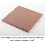 Red MDF Panel Factory - OEM/ODM 9-18mm Flame Retardant Acoustic Wall Panel Material