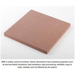 Flame Retardant MDF Board Manufacturer - OEM/ODM Wood Fibre 4x8' 3-25mm Additives Support Personalisation