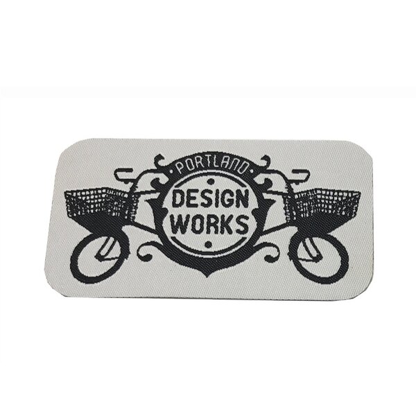 Embossed Woven Label Factory - OEM/ODM No Moq Heat Cut Standard Straight Fold