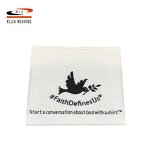 Damask Woven Tag Factory - OEM/ODM Free Sample Clothing Accessories Private Brand Logo