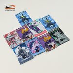 Adhesive Fabric Tags Factory - OEM/ODM DIY Custom Black for Bag Shoes Clothing Polyester