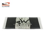 Damask Woven Label Manufacturer - OEM/ODM Top Quality No Moq Brand Name Logo End Fold