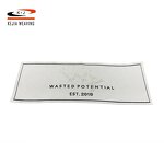 Damask Woven Label Manufacturer - OEM/ODM Top Quality No Moq Brand Name Logo End Fold