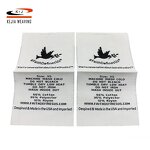 Damask Woven Tag Factory - OEM/ODM Free Sample Clothing Accessories Private Brand Logo