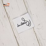 Hot Cut Garment Label Factory - OEM/ODM No Moq Wholesale Price Polyester Center Fold Multi-use