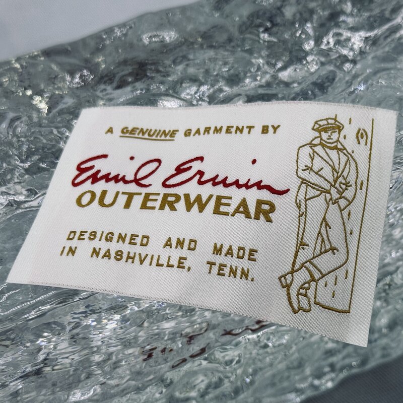 Gold Metallic Woven Label Factory - OEM/ODM No MOQ Custom Brand Logo End Fold Damask