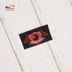 Hot Cut Garment Label Factory - OEM/ODM No Moq Wholesale Price Polyester Center Fold Multi-use