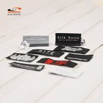 Hot Cut Garment Label Factory - OEM/ODM No Moq Wholesale Price Polyester Center Fold Multi-use