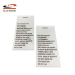 Wash Care Label Factory - OEM/ODM High Quality Custom Satin Printing for Clothes