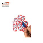 Ultrasonic Cut Patch Manufacturer - OEM/ODM Multi-Color Twill Fabric Heat Cut Embroidery