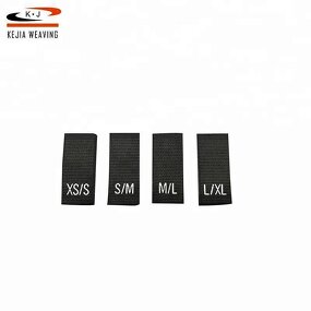 Size Tags for Clothing Manufacturer - OEM/ODM Cheap Silk Labels for Shirt Collar