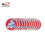 Ultrasonic Cut Patch Manufacturer - OEM/ODM Multi-Color Twill Fabric Heat Cut Embroidery