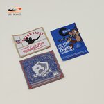 Adhesive Fabric Tags Factory - OEM/ODM DIY Custom Black for Bag Shoes Clothing Polyester