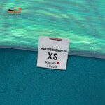 Cotton Label Factory - OEM/ODM No Moq Simple Design Durable Washable Print