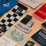 Heat Pressed Woven Label Manufacturer - OEM/ODM No Moq Durable Washable Free Sample