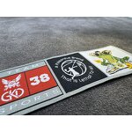 Damask Satin Woven Label Factory - OEM/ODM No Moq Custom Recycled Straight Cut