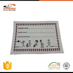 Embossed Woven Label Factory - OEM/ODM No Moq Heat Cut Standard Straight Fold