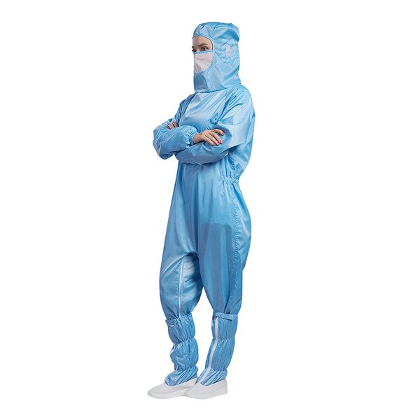 Antistatic Cleanroom Suit Manufacturer - OEM/ODM H-1132 Crotch Access Dustproof Reusable