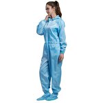 Anti-Static Jumpsuit Manufacturer - OEM/ODM H-1123 75D Stripe Autoclavable ESD Safety