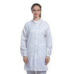 ESD Smock Manufacturer - OEM/ODM H-1104 1125 100D Stripe Waterproof Dustproof Cleanroom