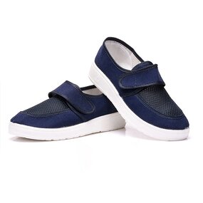 Anti-Static Canvas Shoes Manufacturer - OEM/ODM H-3525 Velcro Mesh Winter Factory Breathable