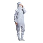 Antistatic Cleanroom Suit Manufacturer - OEM/ODM H-1132 Crotch Access Dustproof Reusable