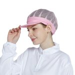 Food Processing Hat Manufacturer - OEM/ODM KL-3011 Breathable Polyester-Cotton Mesh Dustproof